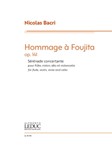 Hommage a Foujita - for Flute, Violin, Viola and Cello Score and Parts