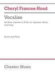 Vocalise (Score and Parts) - for Flute, Clarinet (Or Soprano) and Harp