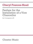 Fanfare for the Installation of a Vice Chancellor (Score and Parts) - for 3 Trumpets in B-flat