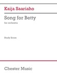 Song for Betty - Orchestra Study Score