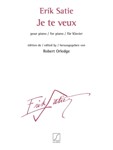 Je Te Veux - Piano