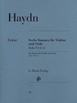6 Sonatas For Violin & Viola Hob 6 - 1-6