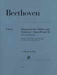Romances for Violin and Orchestra Op. 40 & 50 in G and F Major - Violin and Piano