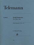 Twelve (12) Fantasias For Flute Solo Twv 40:2-13