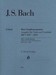 3 Gamba Sonatas  Bwv 1027-1029