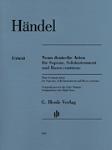 9 German Arias for Soprano, Solo Instrument and Basso Continuo - Neun deutsche Arien fur Sopran, Solinstrument und Basso continuo Score & Pa