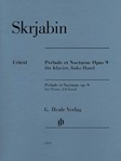 Prelude and Nocturne Op 9 for Piano Left Hand