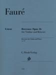 Berceuse Op 16 [violin] Faure