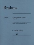 Piano Sonata F Minor Op. 5 [piano] Brahms - Henle
