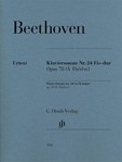 Piano Sonata No 24 in F-sharp Major Op 78 (A Therese) Beethoven [piano] Henle