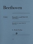 Bagatelle in A minor WoO 59 (Fur Elise) [piano] Henle Edition