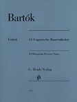 15 Hungarian Peasant Songs Piano Solo [piano] Bartok - Henle