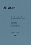 Four Songs Op. 27 - Medium Voice and Piano