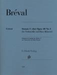 Breval - Sonata in C Major Op. 40, No. 1 - for Cello and Double Bass
