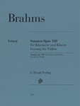 Clarinet Sonatas Op. 120 - Version for Violin and Piano Marked and Unmarked String Parts