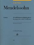 Mendelssohn at the Piano [piano] Henle Edition