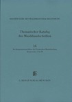 Die Komponistennachlasse der Proskeschen Musikabteilung. Komponisten A bis M - Catalogues of Music Collections in Bavaria Vol. 16 Paperbound