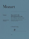 March K. 445 and Divertimento K. 334 - Wind Parts (Horn Parts in D and F)