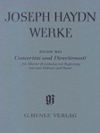Concertini and Divertimenti for Piano (Harpsichord) with Accompaniment of Two Violins and Bass