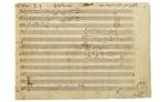 Mozart Facsimile Greeting Card III