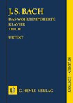 Well-tempered Clavier Bwv 870-893 Part Ii Study Score (das Wohltemperierte) No Fingerin