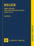 Three (3) Suites Op. 131c For Violoncello Solo Study Score