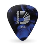 D'Addario Blue Pearl Celluloid Guitar Picks, 100 pack, Light D'ADDARIO 1CBUP2-100