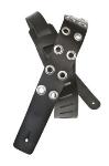 Planet Waves Metal Collection Leather Guitar Strap, Grommet 2