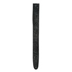 Planet Waves Embossed Leather Guitar Strap, Black