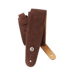 Planet Waves Suede Guitar Strap, Cognac