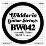 Daddario BW042 .042 Bronze Wound Guitar String