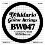 Daddario BW047 .047 Bronze Wound Guitar String