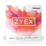 D'Addario- Bowe DZ31144M ZYEX VIOLIN STEEL E 4/4 MED