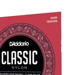String--guitar  D'addario Classic - Hard - Clear/silver-plated