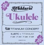 D'Addario  Concert Ukulele String Set Titanium EJ87C