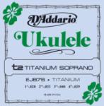 Soprano Ukulele String Set Titanium D'Addario EJ87S