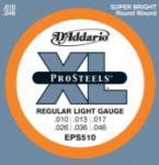 D'Addario 10-46 Regular Light, XL ProSteels Electric Guitar Strings
