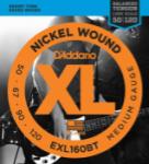 D'Addario  EXL160BT Nickel Wound Bass Guitar Strings, Balanced Tension Medium, 50-120, Long Scale