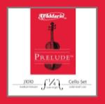 J1010_1/4M D'Addario Prelude Cello String Set, 1/4 Scale, Medium Tension