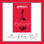 D'Addario Prelude Cello Single A String, 1/4 Scale, Medium Tension