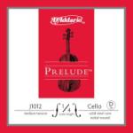 D'Addario Prelude Cello D String  1/4 Size