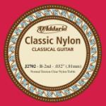 Daddario J2702 B - 2nd Clear Nylon Guitar String