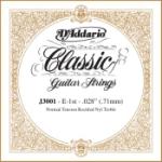 D'Addario Pro-Arté Rectified Classical Guitar String Singles, Normal Tension