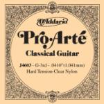 D'Addario J4603 Pro-Arte Nylon Classical Guitar Single String, Hard Tension, Third String