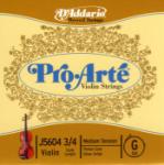 ProArte Violin G String - 3/4, Nylon Core, Silver Wound, Medium Tension