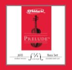 D'Addario Bow J61034M D'Addario Prelude Bass String Set, 3/4 Scale, Medium Tension