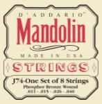 D'Addario 11-40 Mandolin Phosphor Medium