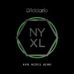 D'Addario NYNW062 NYXL Nickel Wound Electric Guitar Single String, .062