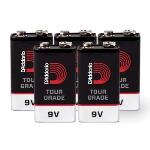 Planet Waves PW-9V-05 9v Battery, 5-pack, by D'Addario