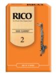 Rico by D'Addario REA1020 Bass Clarinet Reeds, Strength 2 - 10 Pack